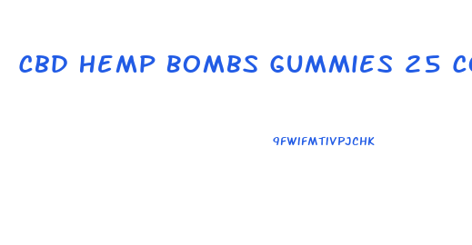 Cbd Hemp Bombs Gummies 25 Count