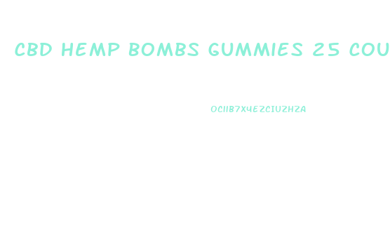 Cbd Hemp Bombs Gummies 25 Count