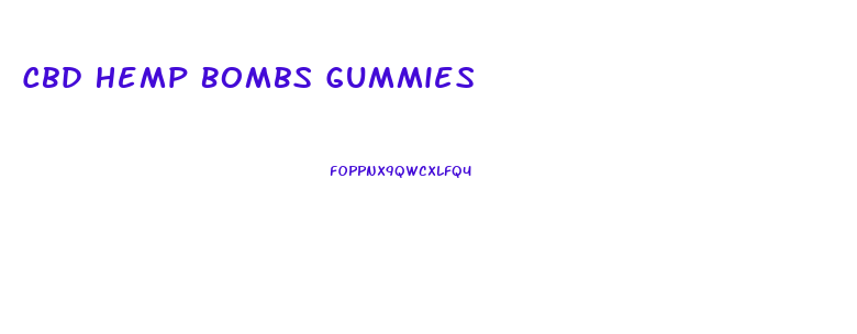 Cbd Hemp Bombs Gummies