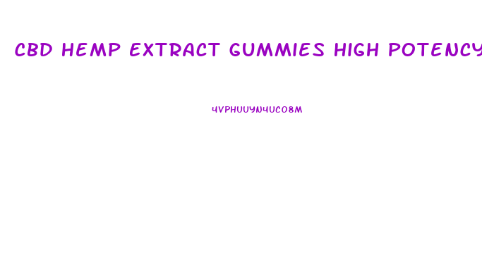 Cbd Hemp Extract Gummies High Potency 60 Count