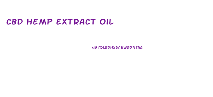 Cbd Hemp Extract Oil