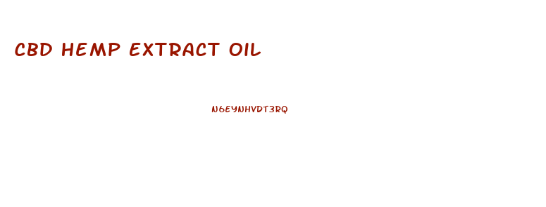 Cbd Hemp Extract Oil
