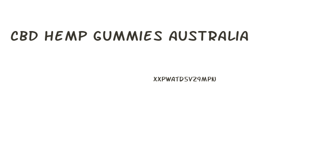 Cbd Hemp Gummies Australia