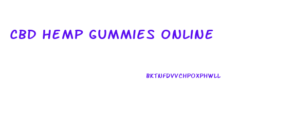 Cbd Hemp Gummies Online