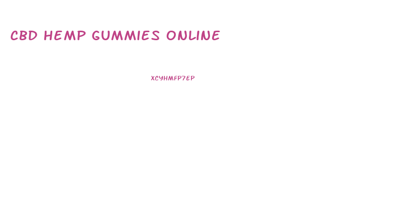 Cbd Hemp Gummies Online