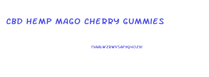 Cbd Hemp Mago Cherry Gummies