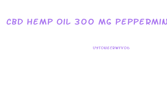 Cbd Hemp Oil 300 Mg Peppermint