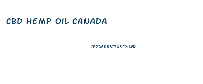 Cbd Hemp Oil Canada