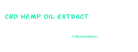 Cbd Hemp Oil Extract