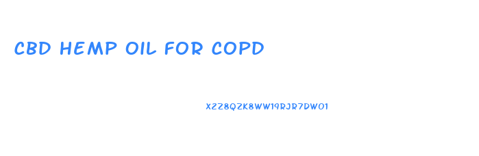 Cbd Hemp Oil For Copd