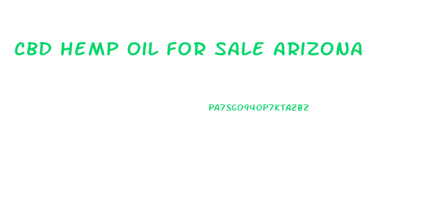 Cbd Hemp Oil For Sale Arizona