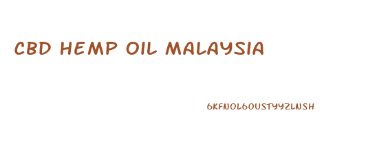 Cbd Hemp Oil Malaysia