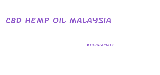 Cbd Hemp Oil Malaysia