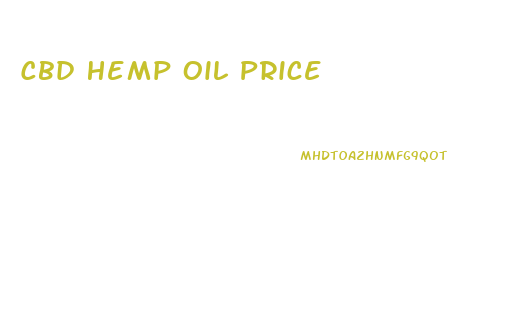Cbd Hemp Oil Price