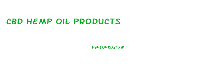 Cbd Hemp Oil Products