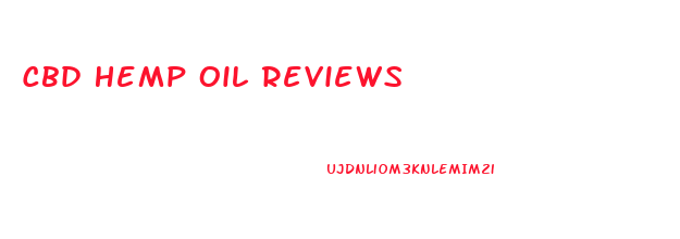 Cbd Hemp Oil Reviews