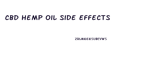 Cbd Hemp Oil Side Effects