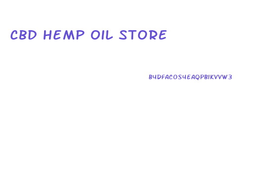 Cbd Hemp Oil Store