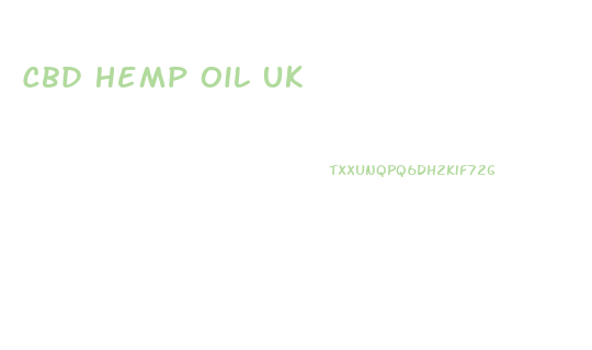 Cbd Hemp Oil Uk