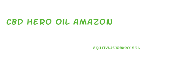 Cbd Hero Oil Amazon