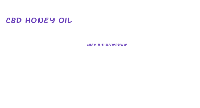 Cbd Honey Oil