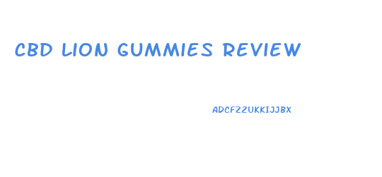 Cbd Lion Gummies Review