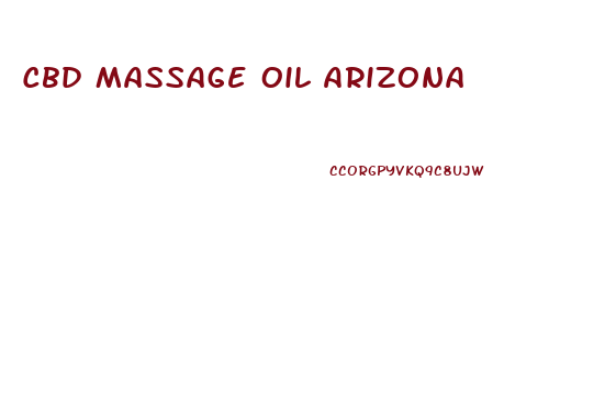 Cbd Massage Oil Arizona