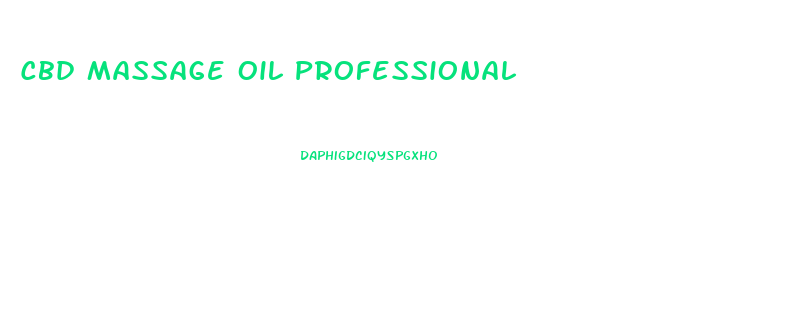 Cbd Massage Oil Professional