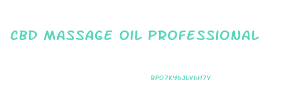 Cbd Massage Oil Professional