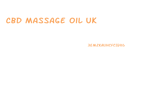 Cbd Massage Oil Uk
