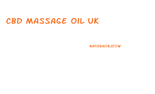 Cbd Massage Oil Uk