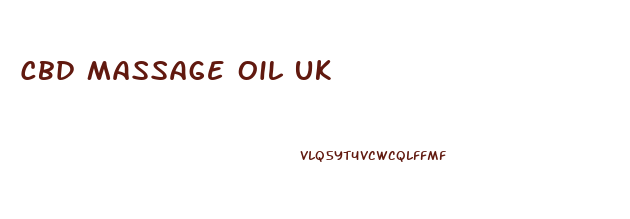 Cbd Massage Oil Uk