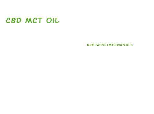 Cbd Mct Oil