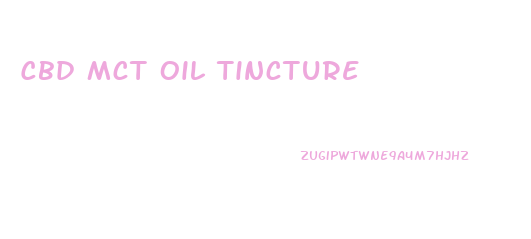 Cbd Mct Oil Tincture