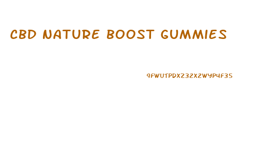 Cbd Nature Boost Gummies