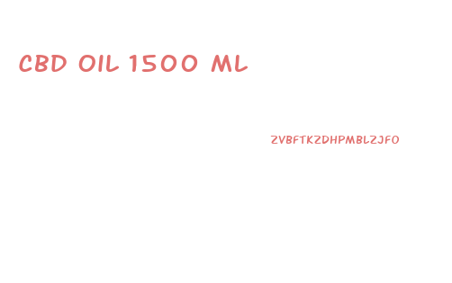 Cbd Oil 1500 Ml
