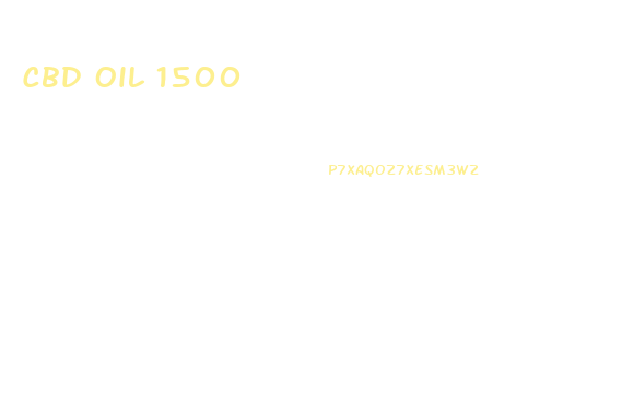 Cbd Oil 1500
