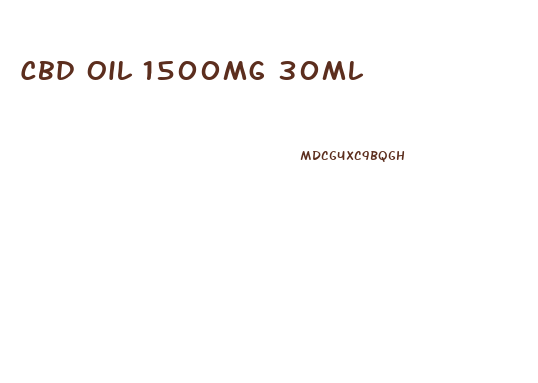 Cbd Oil 1500mg 30ml