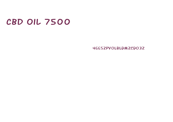 Cbd Oil 7500