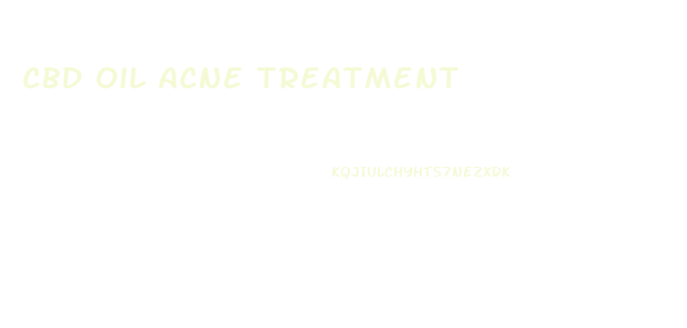 Cbd Oil Acne Treatment