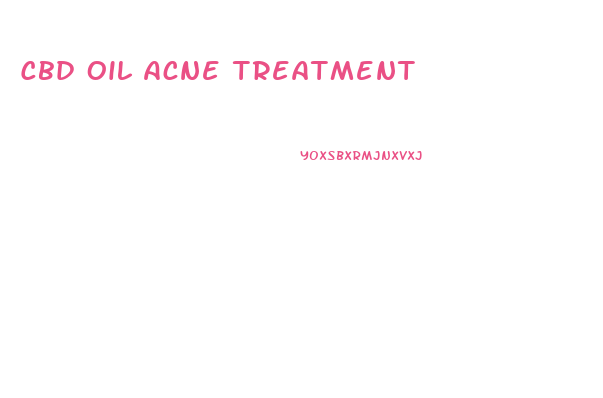 Cbd Oil Acne Treatment