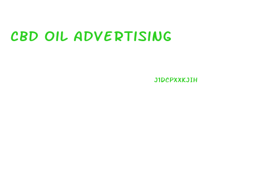 Cbd Oil Advertising