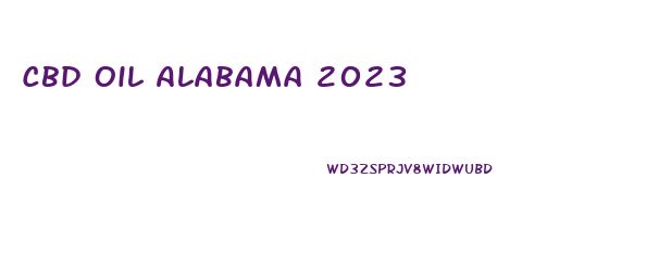 Cbd Oil Alabama 2023
