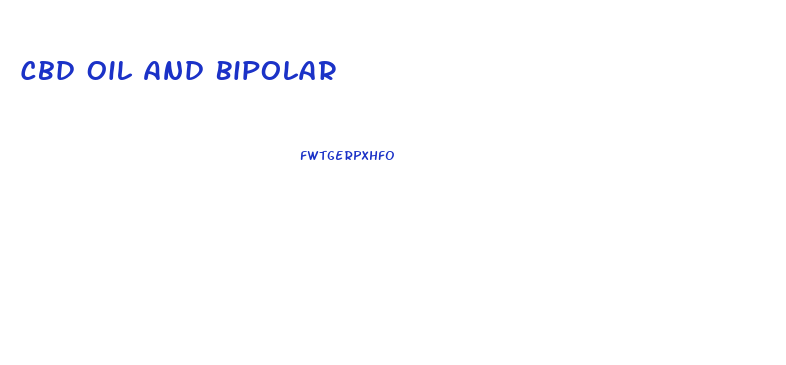 Cbd Oil And Bipolar