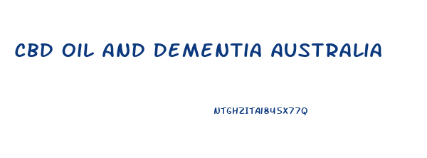 Cbd Oil And Dementia Australia