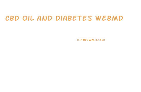 Cbd Oil And Diabetes Webmd
