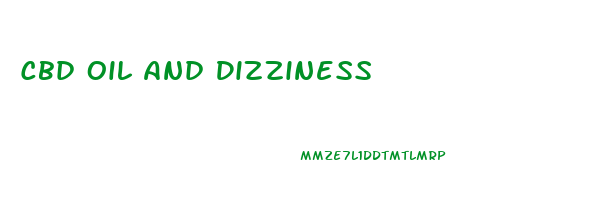 Cbd Oil And Dizziness