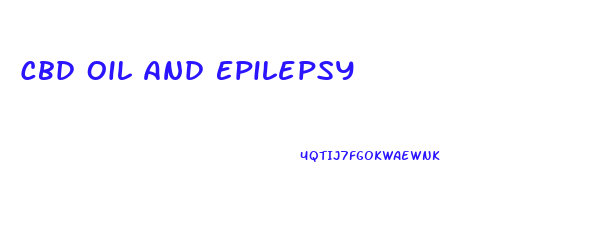 Cbd Oil And Epilepsy