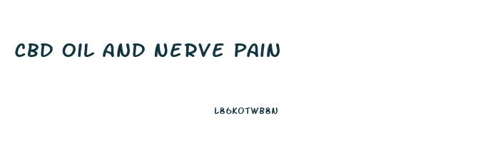 Cbd Oil And Nerve Pain