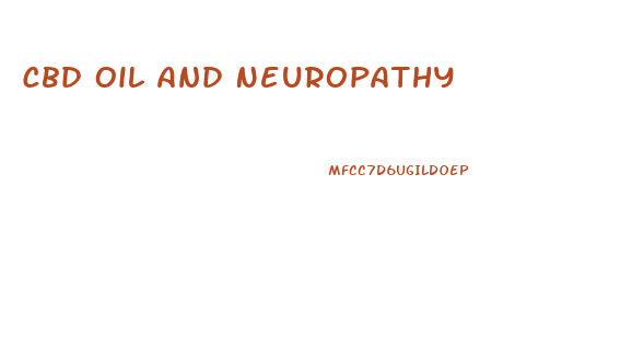 Cbd Oil And Neuropathy